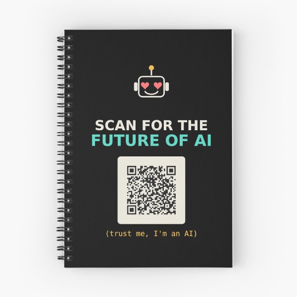 Item preview, Scan the future of AI with a QR code designed and sold by AImemeLab.