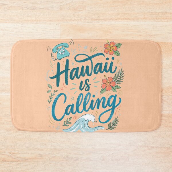 Item preview, Hawaii Is Calling – Hawaiian Vibes Design designed and sold by Sea Gem.