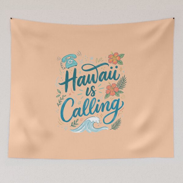 Item preview, Hawaii Is Calling – Hawaiian Vibes Design designed and sold by Sea Gem.