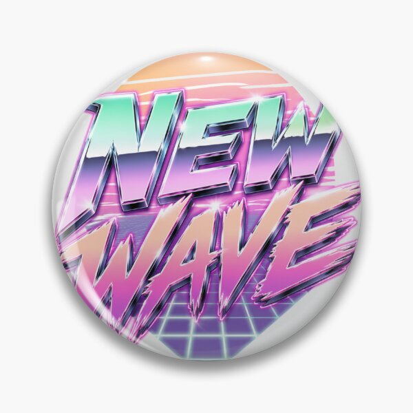Item preview, New Wave — Retro 80s Synthwave Sunset designed and sold by NUFADE.