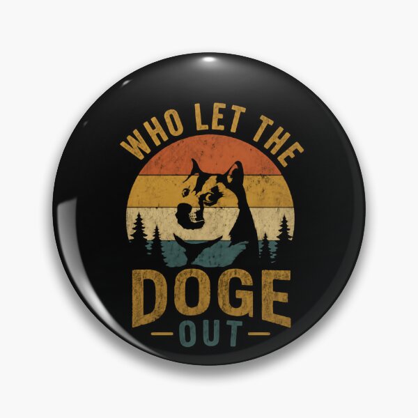 Item preview, Who Let The Doge Out Dogecoin Crypto Meme Shiba Inu Investor designed and sold by HumansStuck12.