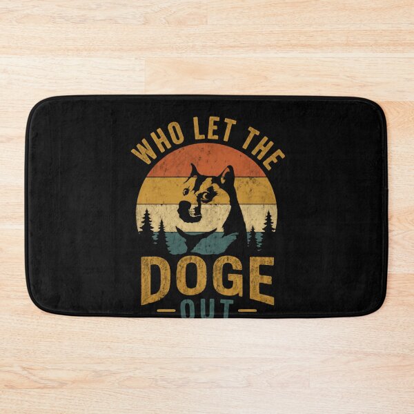 Item preview, Who Let The Doge Out Dogecoin Crypto Meme Shiba Inu Investor designed and sold by HumansStuck12.