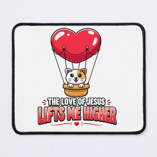 Item preview, The Love of Jesus Lifts Me Higher designed and sold by KINGDOM GOLD STUDIO.