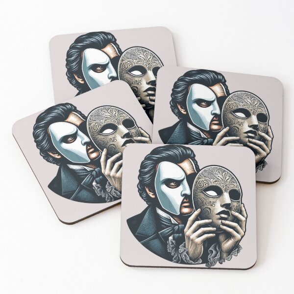 Item preview, Phantom of the Opera Behind the Mask Gothic Design designed and sold by NerdiPop.