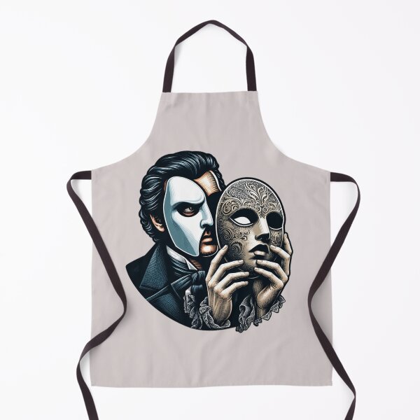 Item preview, Phantom of the Opera Behind the Mask Gothic Design designed and sold by NerdiPop.