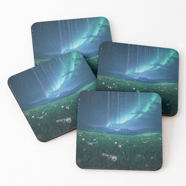 Item preview, Starfall Meadow Alien Fantasy Landscape designed and sold by Luminous Wilds.