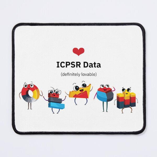 Item preview, ICPSR: DataJeff and Friends designed and sold by ICPSR.