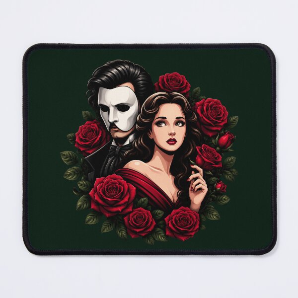 Item preview, Phantom of the Opera Love Gothic Rose Romance designed and sold by NerdiPop.