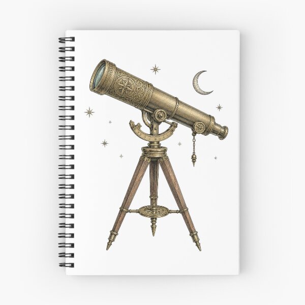Item preview, Antique Brass Telescope Vintage Astronomy Stargazer designed and sold by eignvalue.