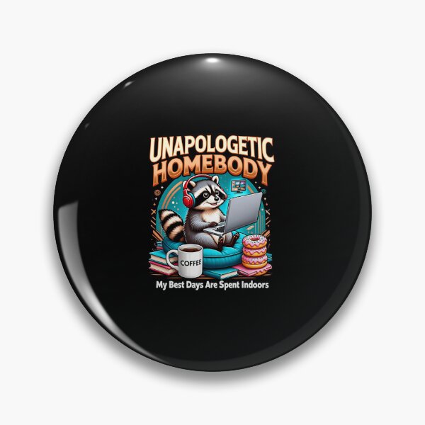 Item preview, Unapologetic Homebody Raccoon Gamer T-Shirt Design designed and sold by artlife4.