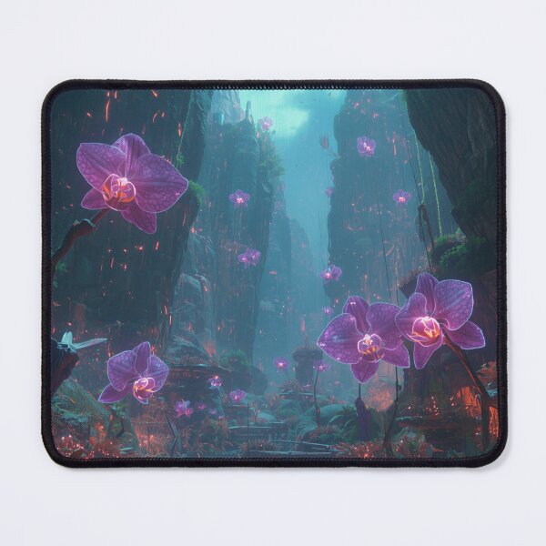 Item preview, Bone Orchid Canyon Alien Fantasy Landscape designed and sold by Luminous Wilds.