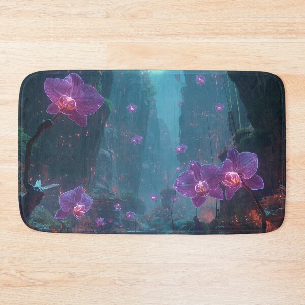 Item preview, Bone Orchid Canyon Alien Fantasy Landscape designed and sold by Luminous Wilds.
