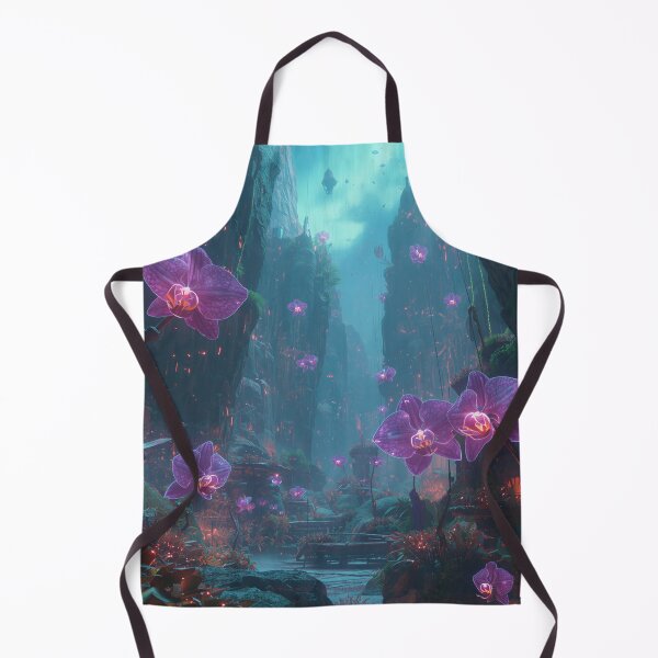 Item preview, Bone Orchid Canyon Alien Fantasy Landscape designed and sold by Luminous Wilds.