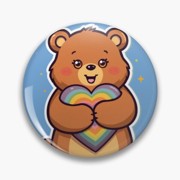 Item preview, Rainbow Bear Kawaii Sticker designed and sold by Stylestickers55.
