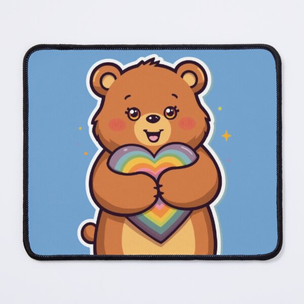 Item preview, Rainbow Bear Kawaii Sticker designed and sold by Stylestickers55.