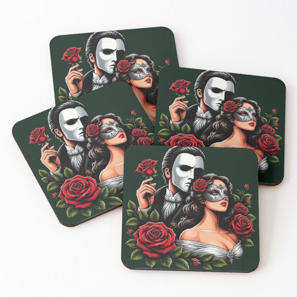 Item preview, Phantom of the Opera Love Gothic Rose Romance designed and sold by NerdiPop.
