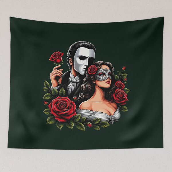 Item preview, Phantom of the Opera Love Gothic Rose Romance designed and sold by NerdiPop.
