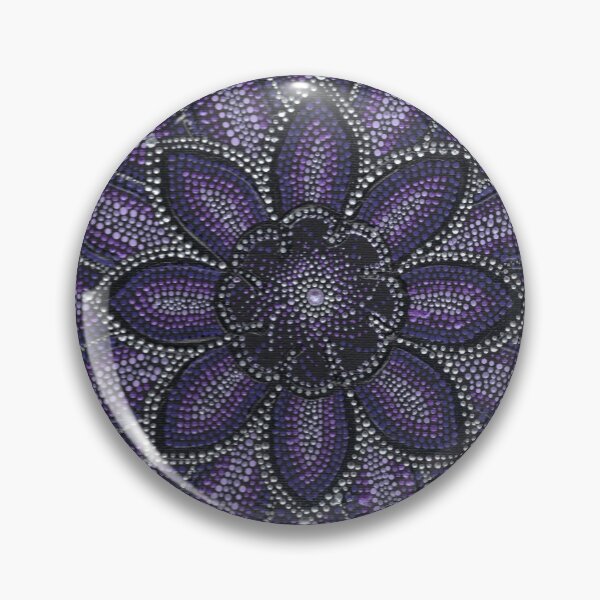 Item preview, Purple gradient MicroDot Mandala designed and sold by ElexisND.