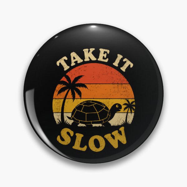 Item preview, Take It Slow Sea Turtle Beach Vacation Slow Living designed and sold by HumansStuck12.
