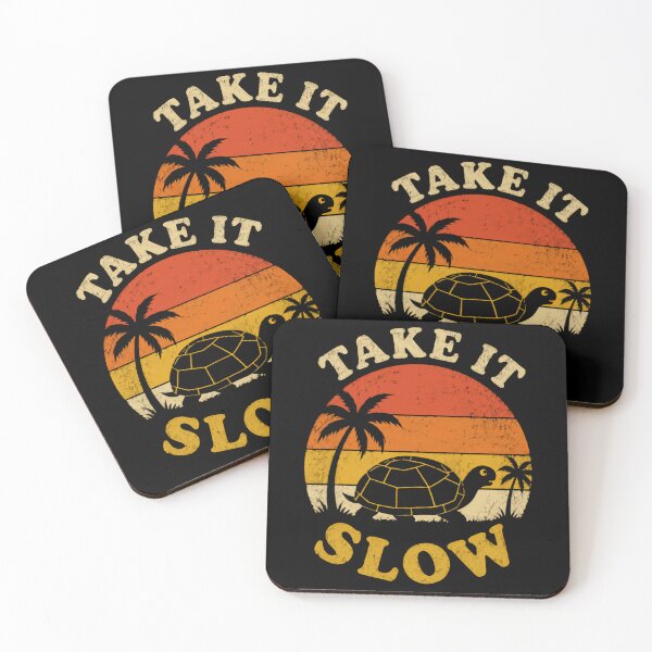 Item preview, Take It Slow Sea Turtle Beach Vacation Slow Living designed and sold by HumansStuck12.