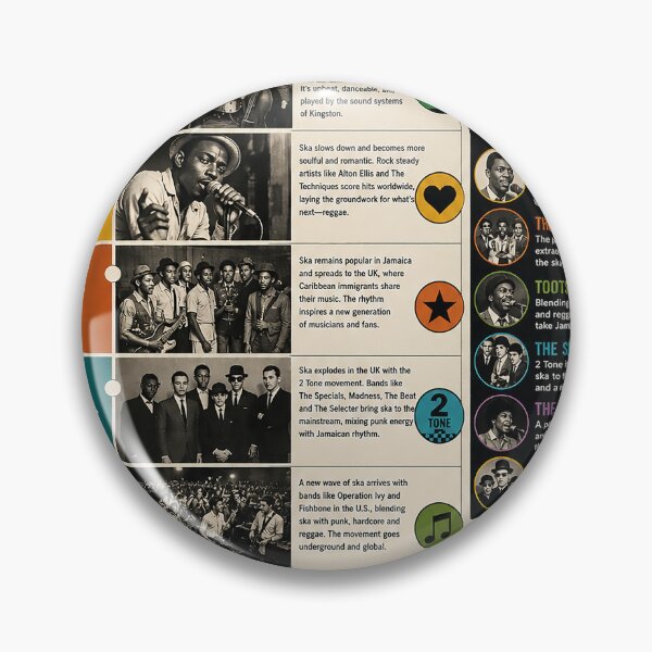 Item preview, The History of Ska Music: One Beat, One People, One World designed and sold by PIXEL POP DESIGNS - Beyond the Norm!.
