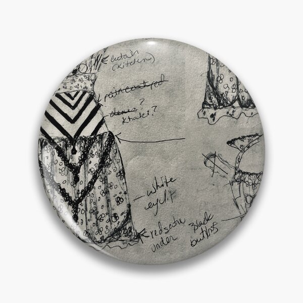 Item preview, Fancy apron sketch in black and sepia tones designed and sold by zoki55.