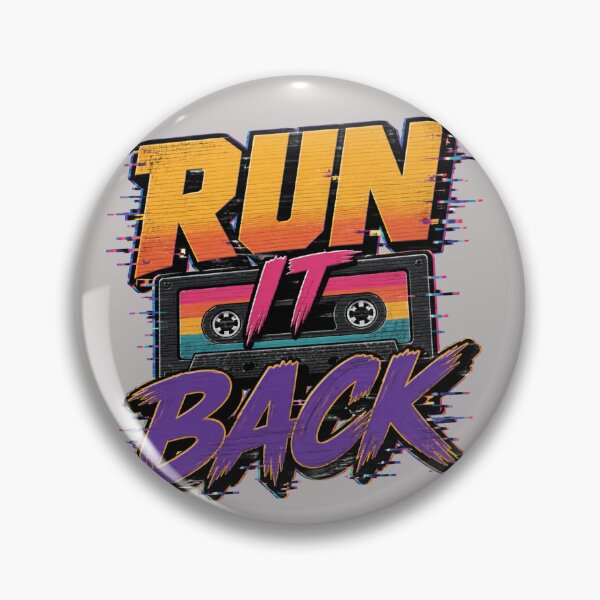 Item preview, Run It Back — Retro 90s VHS Cassette designed and sold by NUFADE.