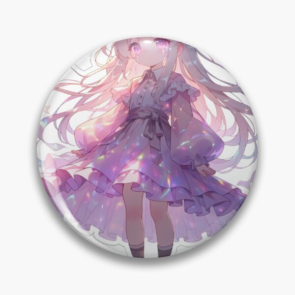 Item preview, Sad Anime Girl Aesthetic Sticker designed and sold by inkfusionhub99.