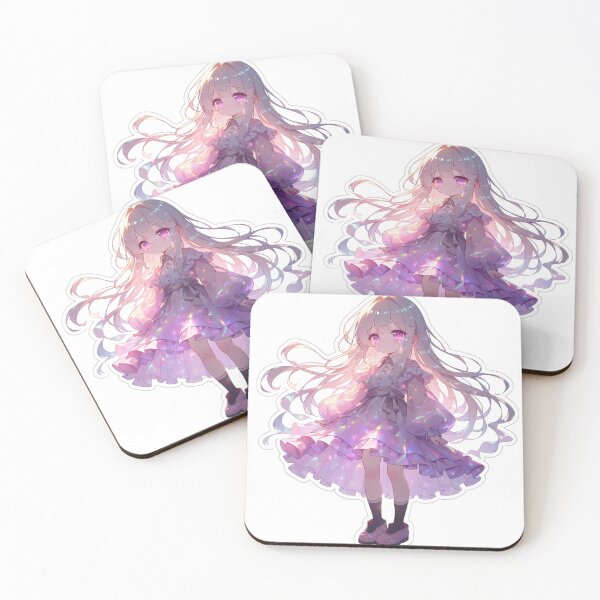 Item preview, Sad Anime Girl Aesthetic Sticker designed and sold by inkfusionhub99.