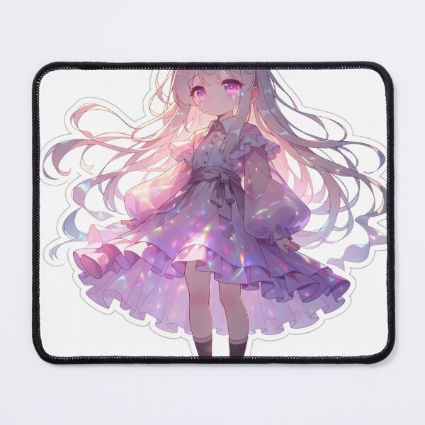 Item preview, Sad Anime Girl Aesthetic Sticker designed and sold by inkfusionhub99.