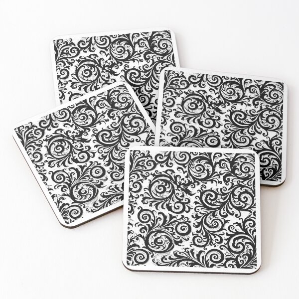 Item preview, Black and White Filigree designed and sold by Pixel-Lair.