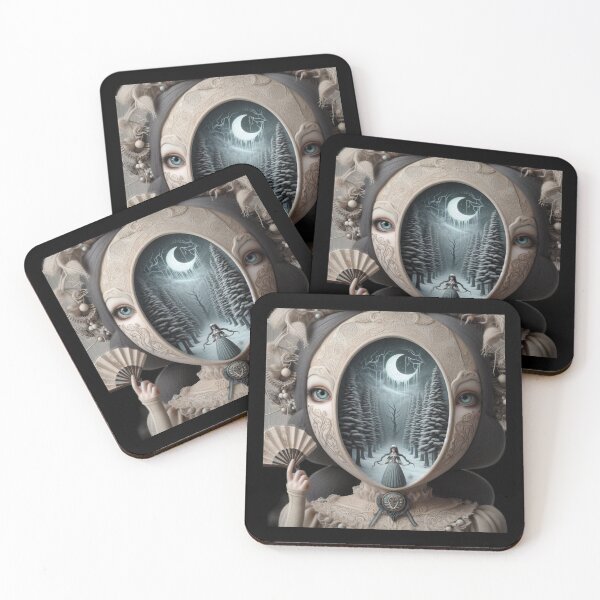 Item preview, Baroque Frame Muse with Melting Moon and Winter Forest Soul designed and sold by LujziWorld.