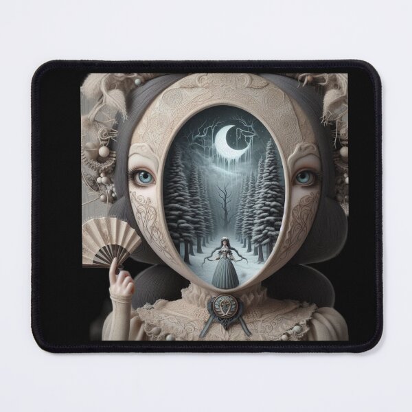 Item preview, Baroque Frame Muse with Melting Moon and Winter Forest Soul designed and sold by LujziWorld.