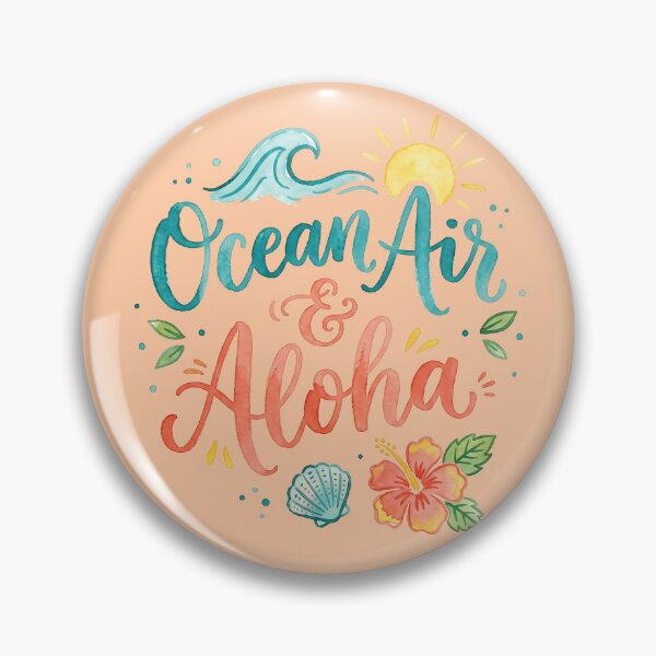 Item preview, Ocean Air & Aloha – Hawaiian Vibes Design designed and sold by Sea Gem.