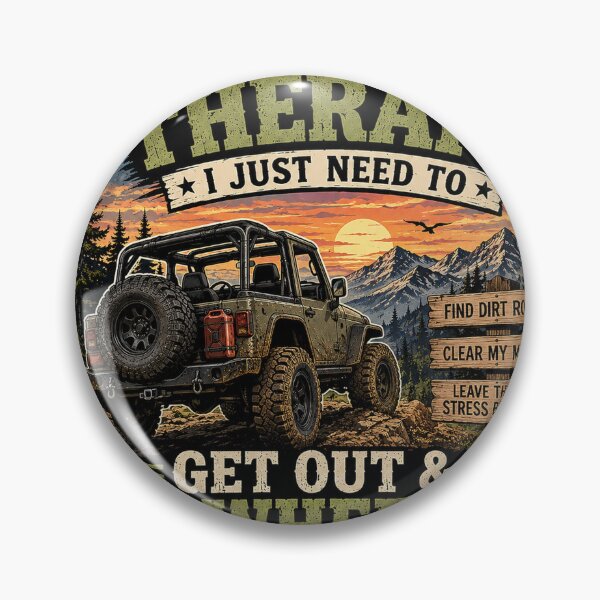 Item preview, I Don't Need Therapy, I Just Need To Get Out & Go Wheelin' designed and sold by PaulKlor.