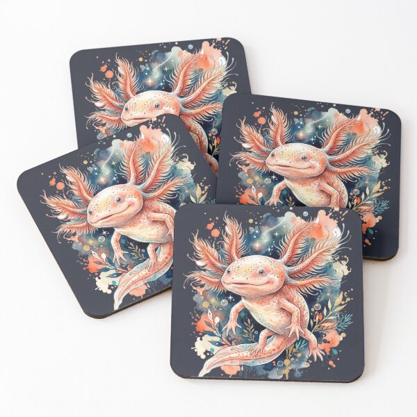 Item preview, Cute Axolotl Lover Watercolor Animal designed and sold by Biedroneczka.