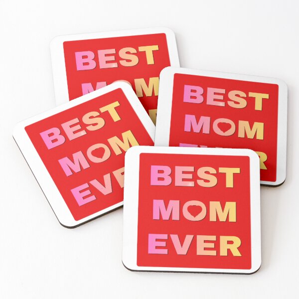 Item preview, Best Mom Ever Typography Design designed and sold by PixelVibe Art.
