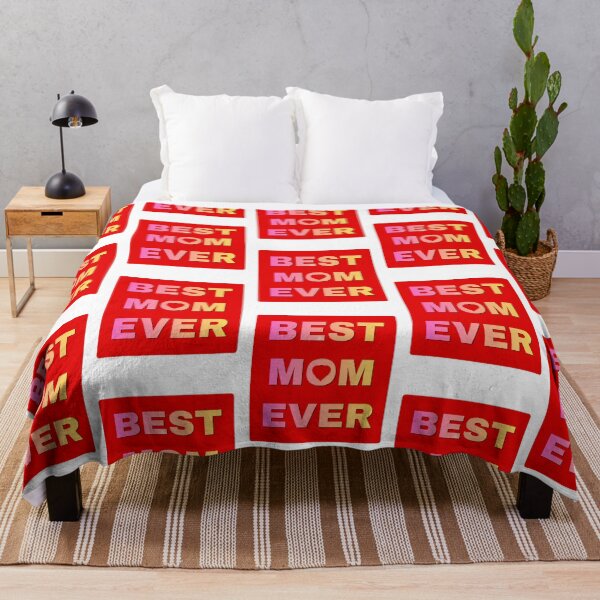 Item preview, Best Mom Ever Typography Design designed and sold by PixelVibe Art.