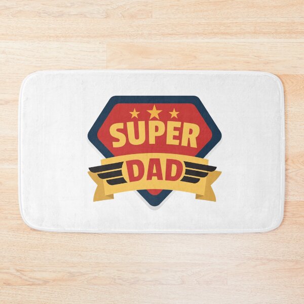 Item preview, Super Dad with Red/Yellow/Blue Stars & Banner Design designed and sold by jeweleddesigns.