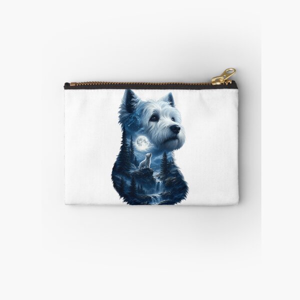 Item preview, West Highland White Terrier Howling At The Moon Fantasy Night Sky Dog Lover designed and sold by ZBIFBOUETLA.