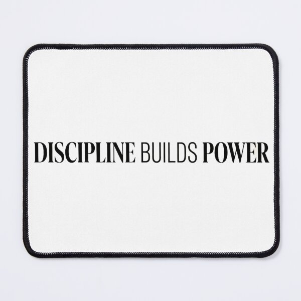 Item preview, Discipline Builds Power – Premium Gym Motivation Typography Design designed and sold by ArtisticShape.