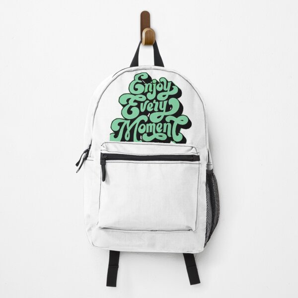 Item preview, Enjoy Every Moment Inspirational Typography Design designed and sold by PixelVibe Art.