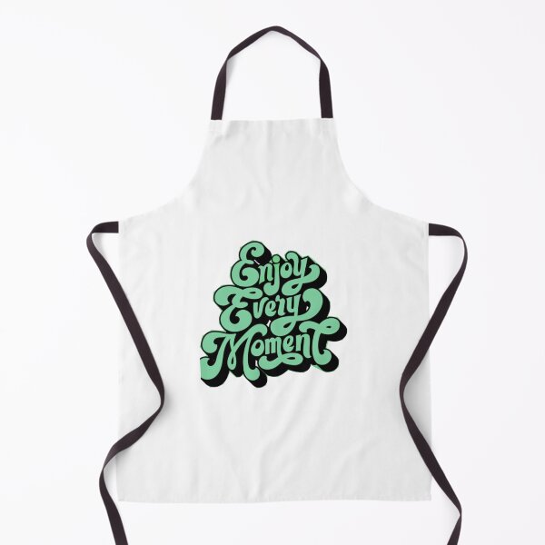 Item preview, Enjoy Every Moment Inspirational Typography Design designed and sold by PixelVibe Art.