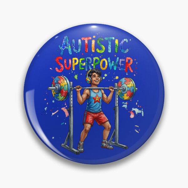 Item preview, Autistic Superpower, Lifting Weights designed and sold by TB-73.