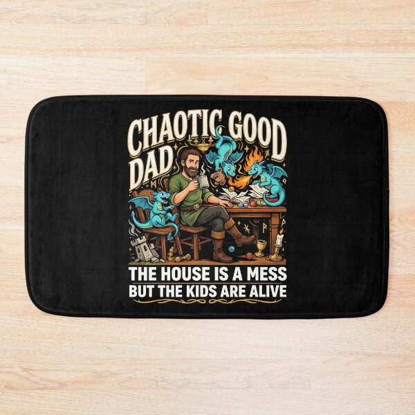 Item preview, Chaotic Good Dad The House is A Mess But The Kids are Alive Epic Dragon Lover Dad designed and sold by Redgiant87x.