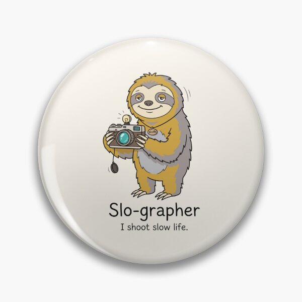 Item preview, Cute Slo-grapher Sloth Photographer designed and sold by Amir Faysal.