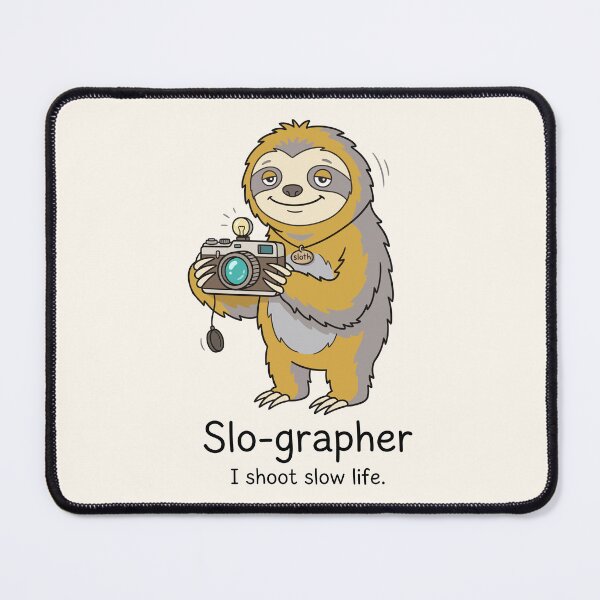 Item preview, Cute Slo-grapher Sloth Photographer designed and sold by Amir Faysal.