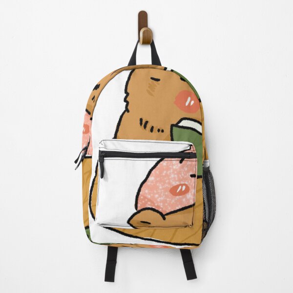 Item preview, Book Lover Capybara Dumpling Hat Sticker | Awkward Animal Reading Club | Cute Kawaii Bookworm designed and sold by chupichapa.