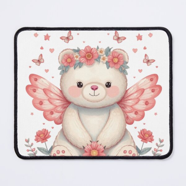 Item preview, Flower Fairy Bear Kawaii Sticker designed and sold by Stylestickers55.
