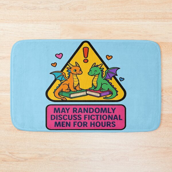 Item preview, May Randomly Discuss Fictional Men For Hours | Funny Romantasy Reader Design designed and sold by BookedAndDesign.